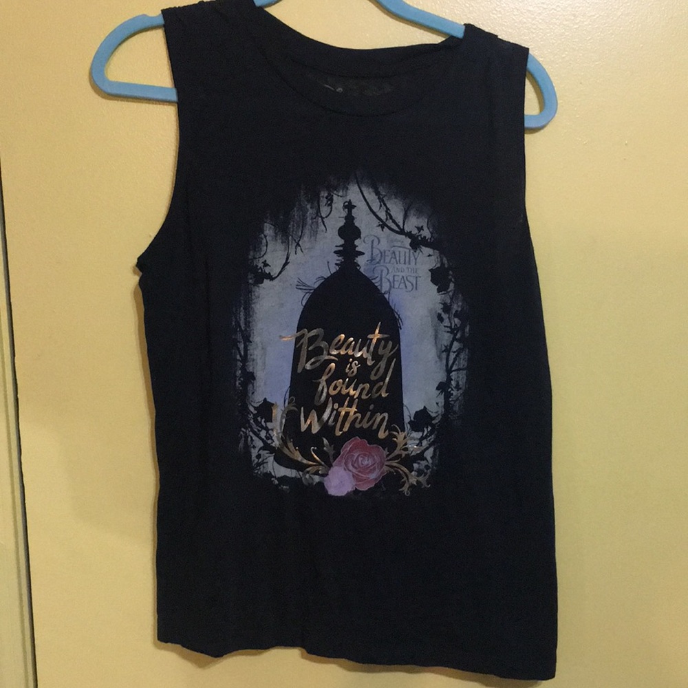 Beauty and the beast tank top